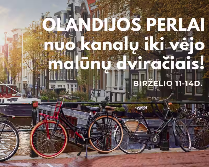 Olandijos perlai: nuo kanalų iki vėjo malūnų dviračiais nuotrauka 1