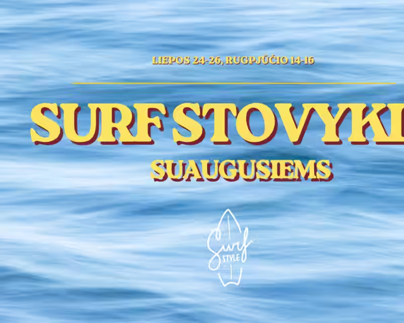 Surf stovykla suaugusiems nuotrauka 1
