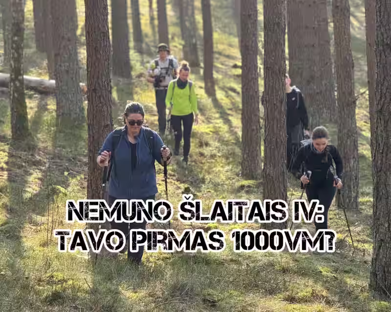 ŽYGIS NEMUNO ŠLAITAIS IV: 1000 VM KIŠENĖJ 11/20 nuotrauka 1