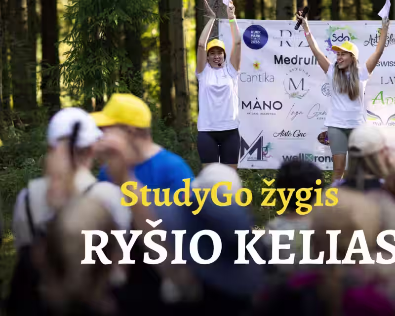 StudyGo žygis ,,RYŠIO KELIAS“ nuotrauka 1