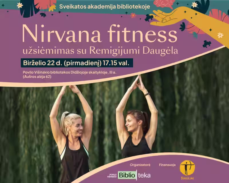 „Nirvana fitness“ užsiėmimas su Remigijumi Daugėla nuotrauka 1