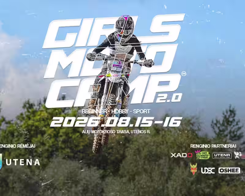 GIRLS MOTO CAMP 2.0 | Motokroso, enduro, soft-enduro treniruočių stovykla moterims nuotrauka 1