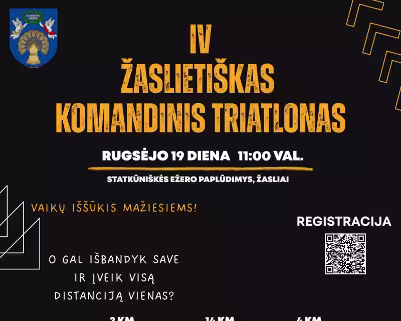 Žaslietiškas komandinis triatlonas 2026 nuotrauka 1