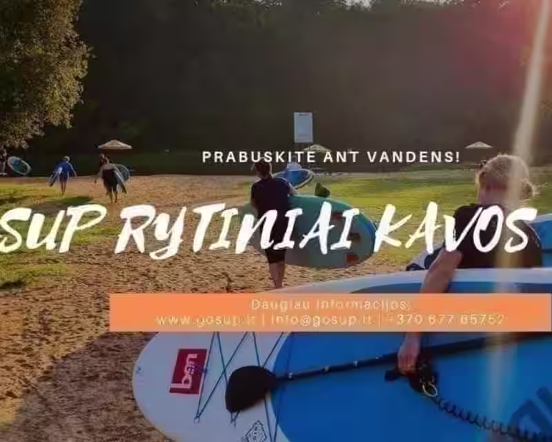 Rytinis irklenčių kavos turas | goSUP Vilnius nuotrauka 3