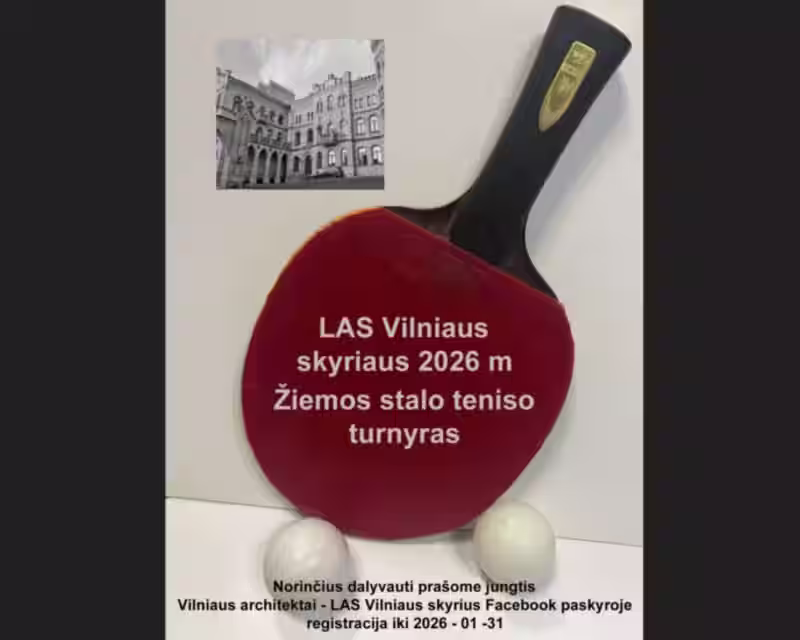 Architektų Žiemos stalo teniso turnyras nuotrauka 1
