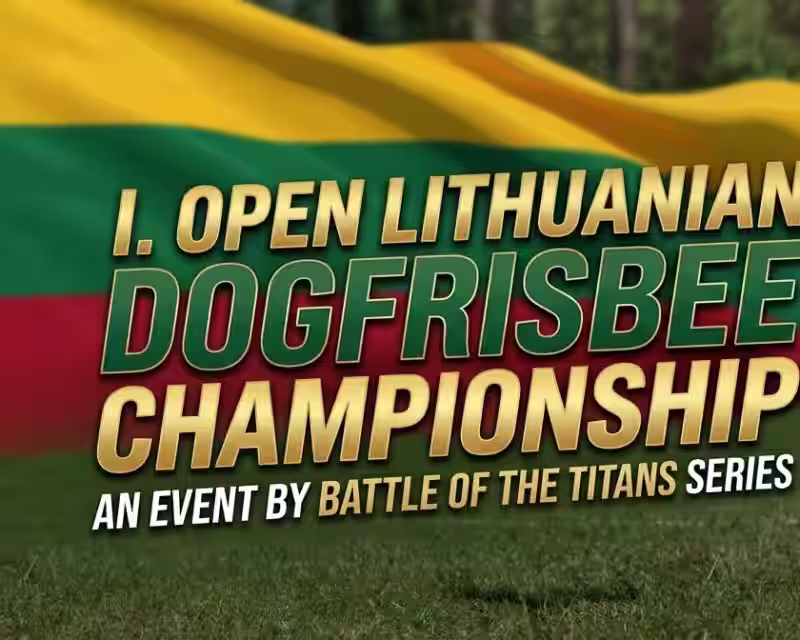  I. Open Lithuanian Dogfrisbee Championship nuotrauka 1