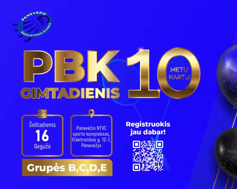 10 metų kartu – PBK jubiliejinis turnyras nuotrauka 1