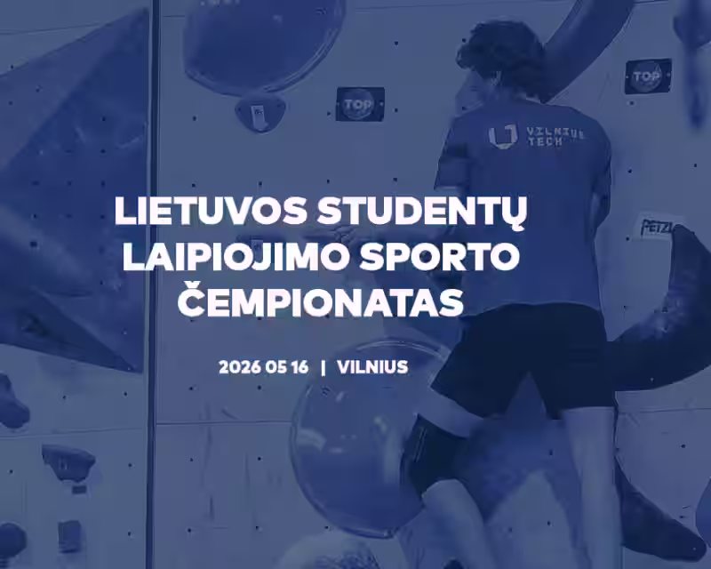 Lietuvos studentų laipiojimo čempionatas nuotrauka 1