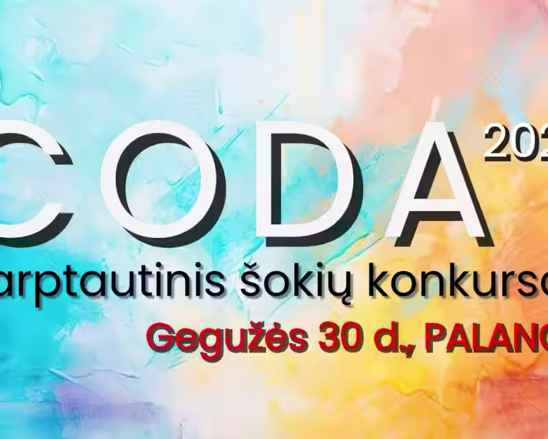 Tarptautinis šokių konkursas CODA 2026 / International Dance Contest CODA 2026 nuotrauka 1