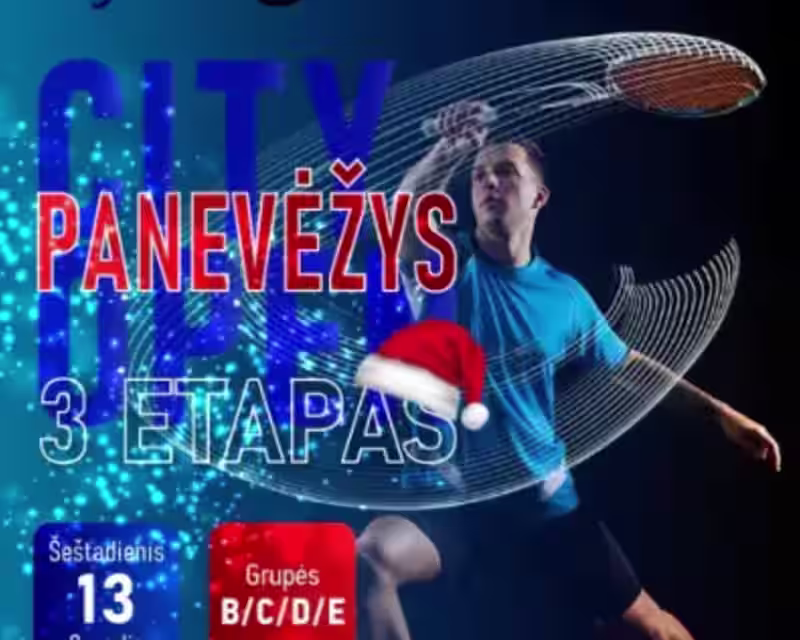 PANEVĖŽYS CITY OPEN BADMINTONO LYGOS NUOSTATAI nuotrauka 1
