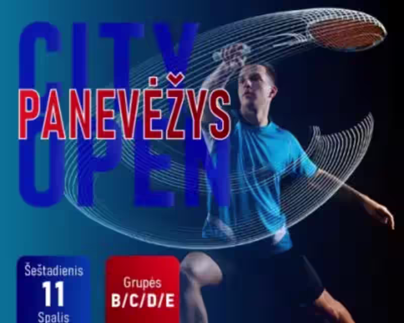 PANEVĖŽYS CITY OPEN BADMINTONO LYGOS NUOSTATAI nuotrauka 2