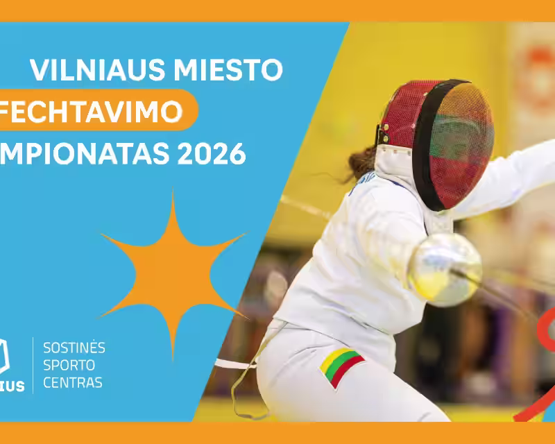 Vilniaus miesto fechtavimo čempionatas 2026 nuotrauka 1