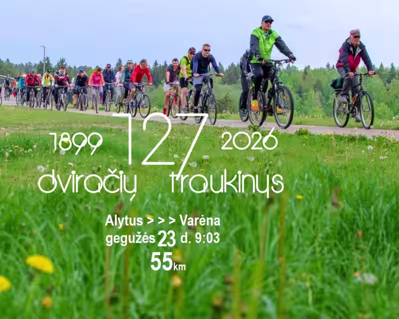 Dviračių traukinys 127 nuotrauka 1