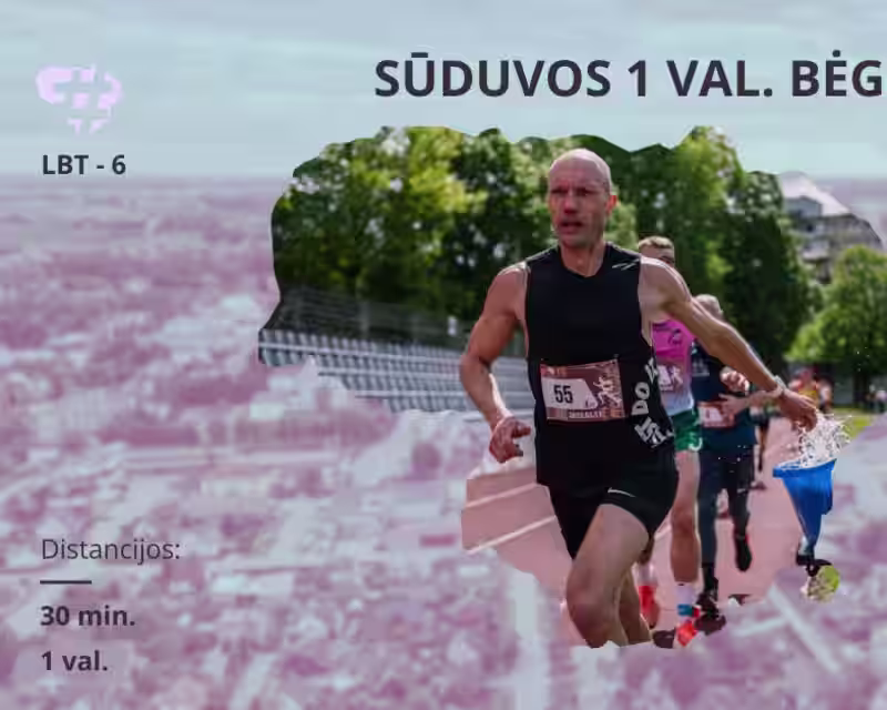 LBT 6 - SŪDUVOS 1 VAL. BĖGIMAS, MARIJAMPOLĖ nuotrauka 1