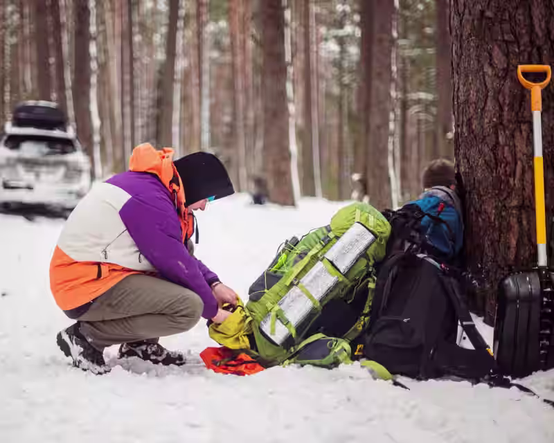 Tikras žiemos žygis – BALTAS FRONTAS nuotrauka 3