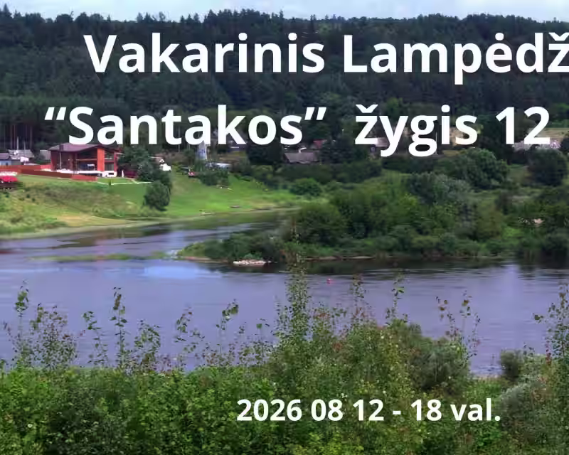 Vakarinis Lampėdžių "Santakos" 12 km žygis nuotrauka 1
