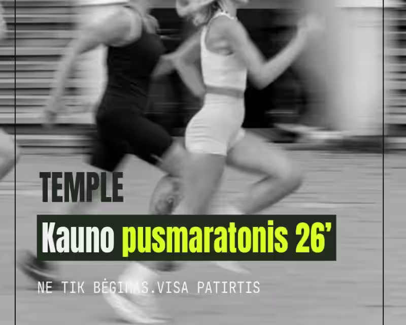 TEMPLE Kauno pusmaratonis '26 nuotrauka 1
