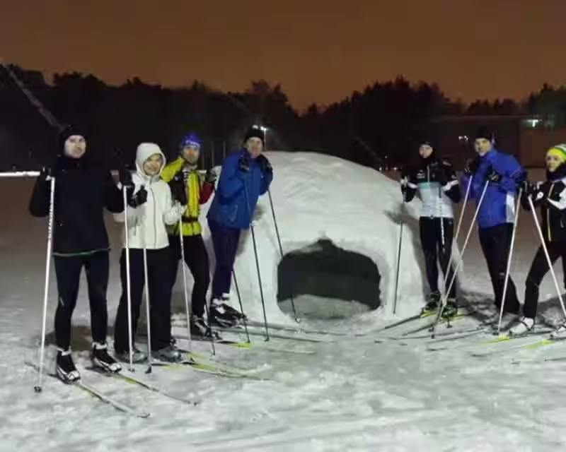 Lygumų slidinėjimo pamoka nuotrauka 1