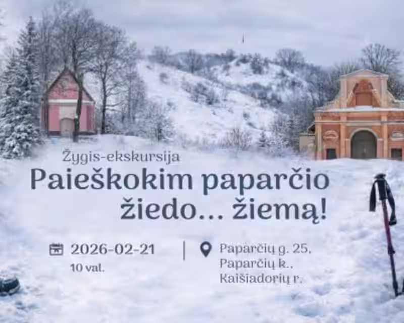 Paieškokim paparčio žiedo... žiemą! (žygis-ekskursija) nuotrauka 1
