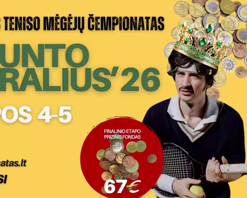 LIETUVOS TENISO MĖGĖJŲ ČEMPIONATAS nuotrauka 1