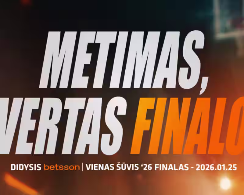 „Vienas šūvis ‘26“, kurį remia Betsson, DIDYSIS FINALAS nuotrauka 1