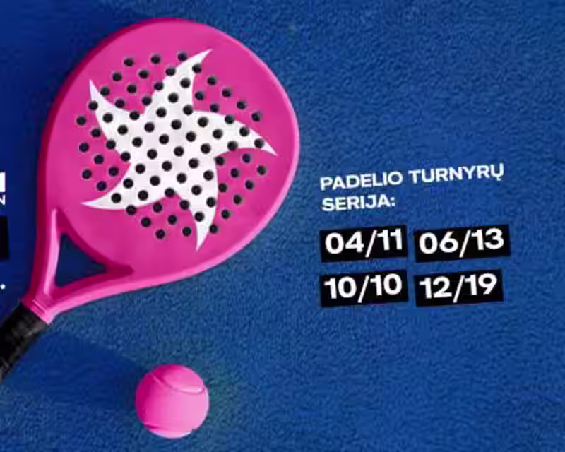 MaxiNutrition Padelio turnyras nuotrauka 1