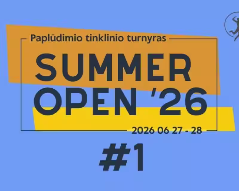 SUMMER OPEN '26  nuotrauka 1