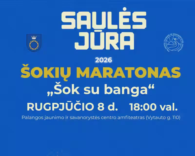 Šokių maratonas centre „Šok su banga“ | „Saulės jūra“ 2026 nuotrauka 1
