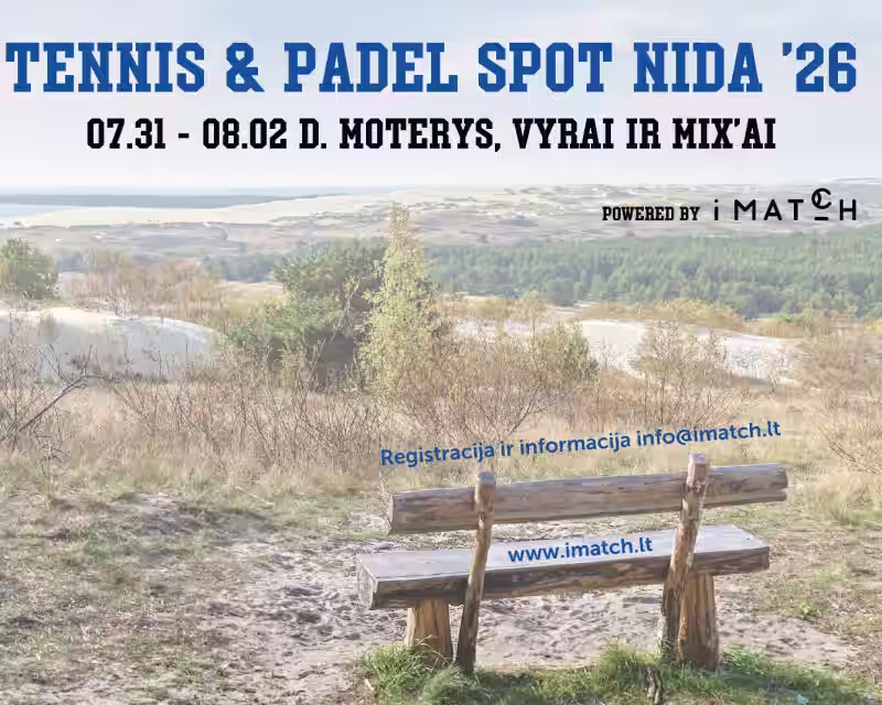 Tennis & Padel Spot Nida ‘26 nuotrauka 1