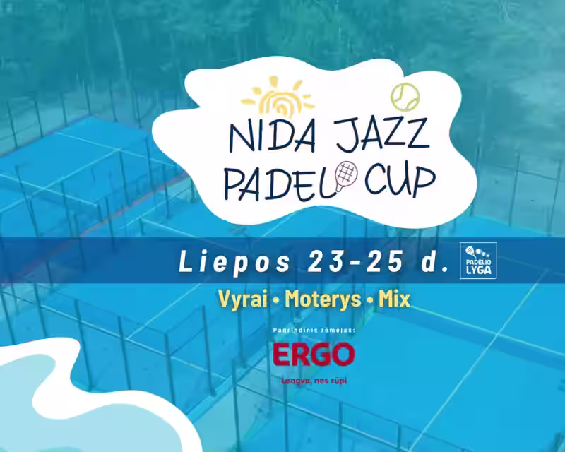 Nida JAZZ Padel CUP 2026 | Padelio turnyras nuotrauka 1