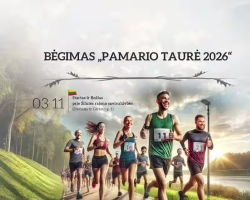 BĖGIMAS „PAMARIO TAURĖ 2026“ | Lietuvos nepriklausomybės atkūrimo diena 2026 nuotrauka 2