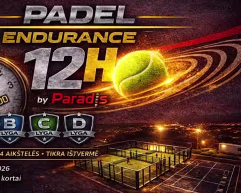 PADEL ENDURANCE 12 h by PARADIS nuotrauka 1