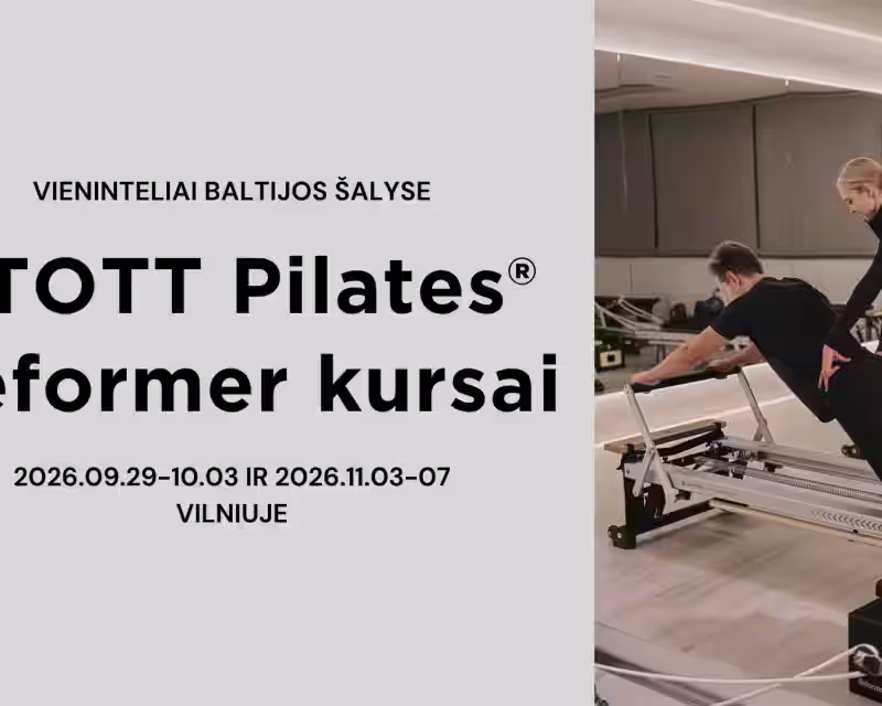 STOTT Pilates® Reformer Trenerių Kursai | Vilnius nuotrauka 1