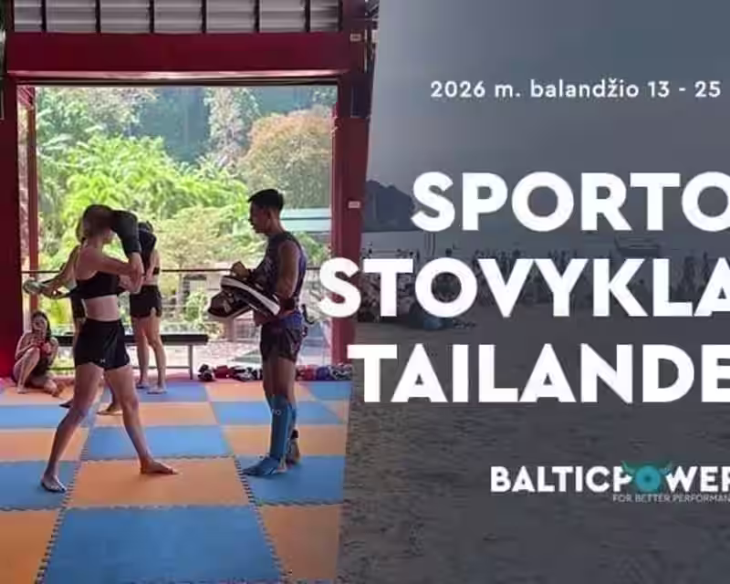 2026 Tailandas. Sporto stovykla! Dvi savaitės Krabi regione. nuotrauka 1