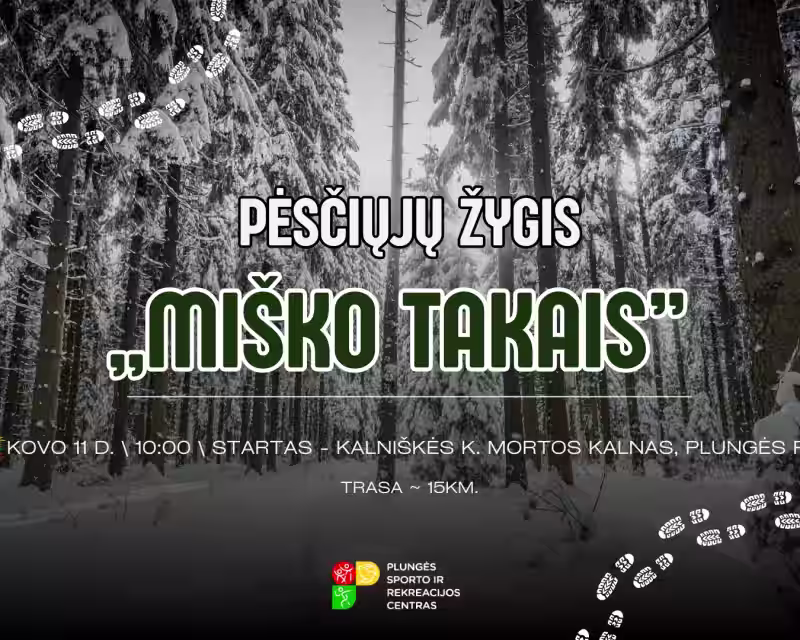 Pėsčiųjų žygis „Miško takais" nuotrauka 1