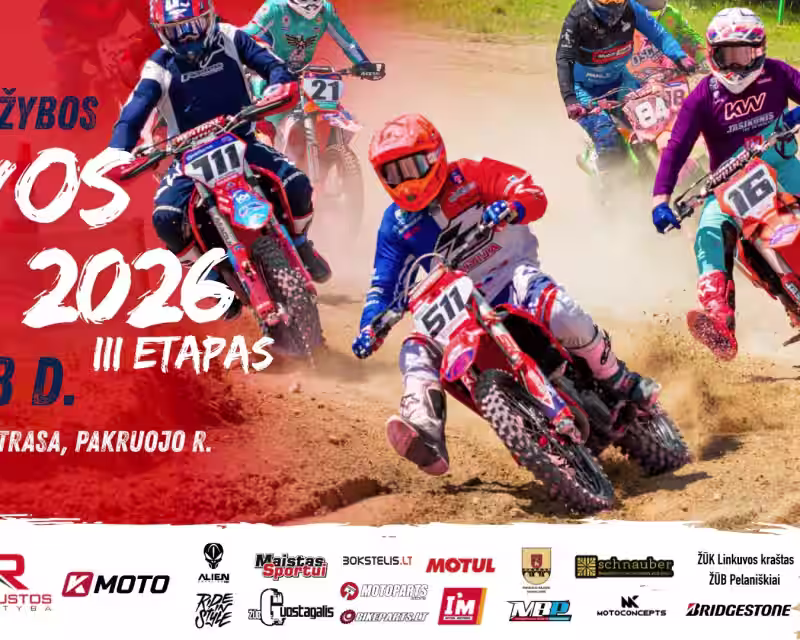 Motokroso varžybos „Lietuvos taurė 2026“ III etapas nuotrauka 1