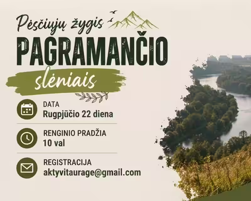 Pėsčiųjų žygis “ Pagramančio slėniais “ nuotrauka 1
