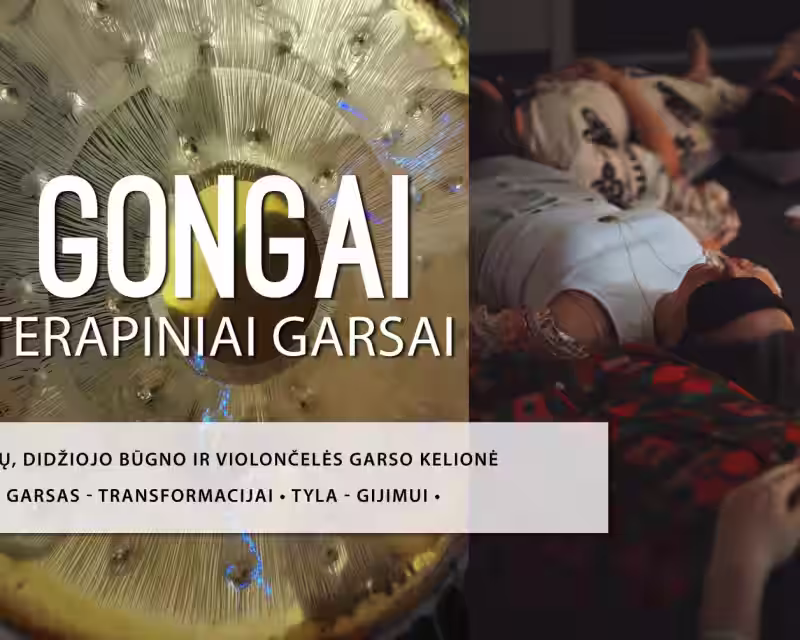 VAKARO GONGAI - meditatyvi garso kelionė nuotrauka 1