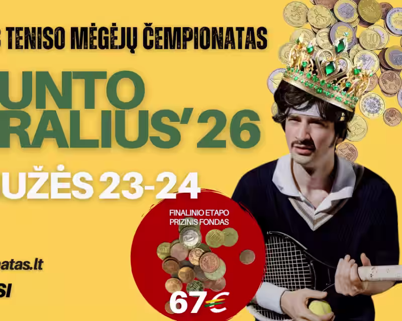 LIETUVOS TENISO MĖGĖJŲ ČEMPIONATAS nuotrauka 1