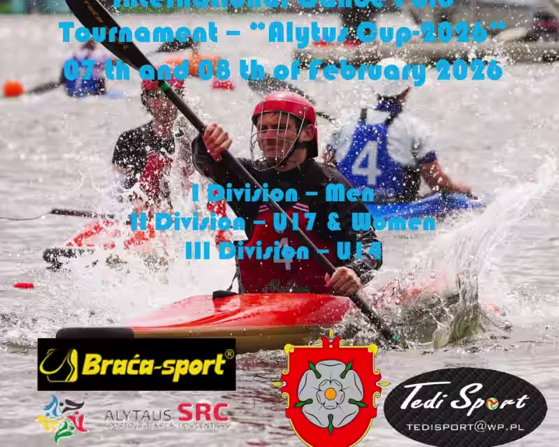 International Canoe Polo Tournament – “Alytus Cup-2026” nuotrauka 1