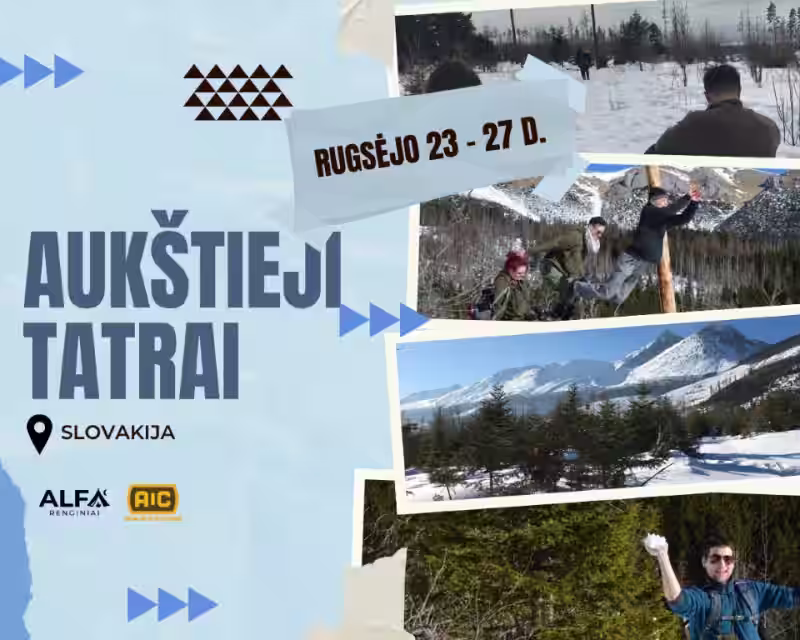 Rudens žygis: Aukštieji Tatrai 2026 nuotrauka 1