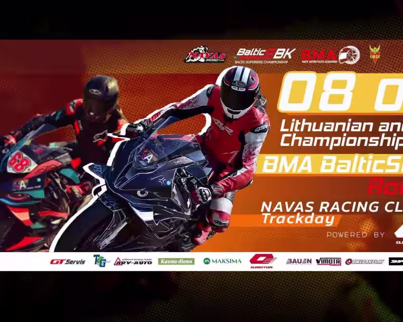 BMA BalticSBK Round V, Lithuanian & Latvian Championship & Navas Racing Club Trackday @PorscheRing nuotrauka 1
