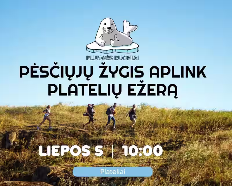 Pėsčiųjų žygis apie Platelių ežerą. nuotrauka 1