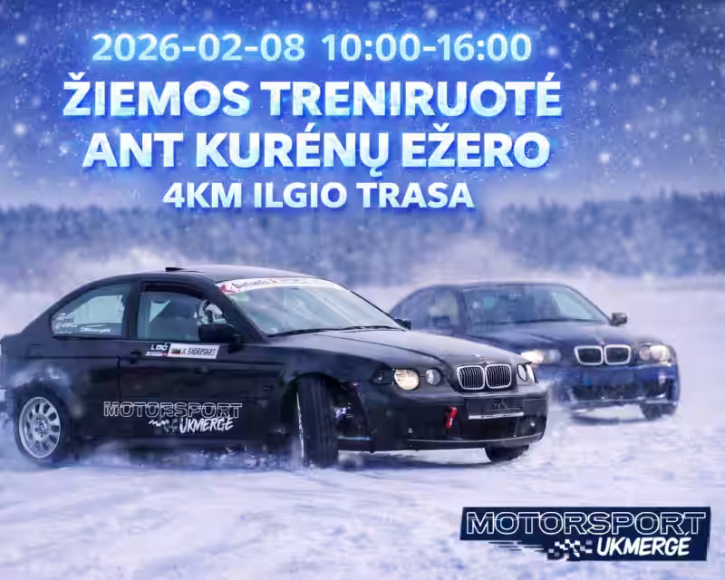 ,,ŽIEMOS TRENIRUOTĖ ANT KURĖNŲ EŽERO 4KM ILGIO TRASA" nuotrauka 1