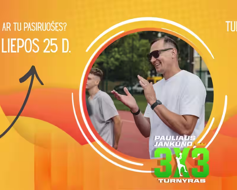 Pauliaus Jankūno vardo krepšinio 3x3 turnyras Varėnoje nuotrauka 1
