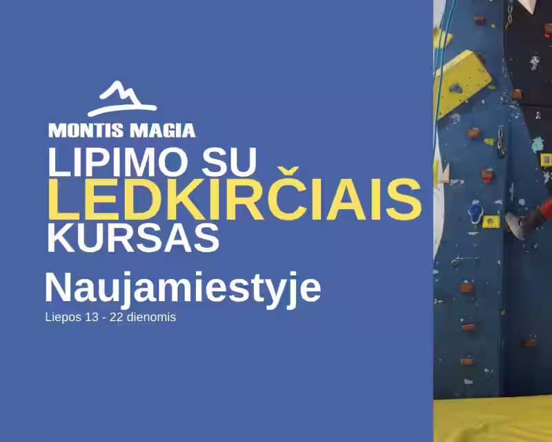 Lipimo su LEDKIRČIAIS kursas Naujamiestyje nuotrauka 1