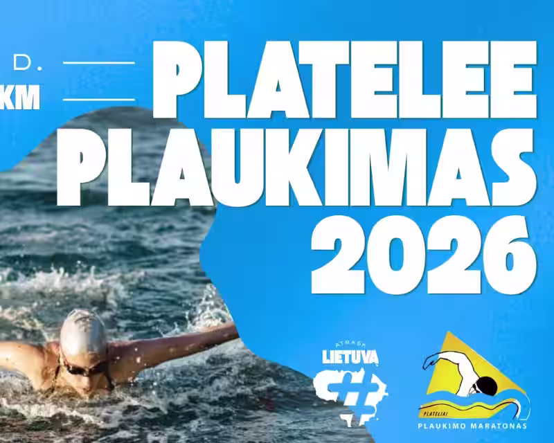PLATELEE PLAUKIMO MARATONAS 2026 nuotrauka 1