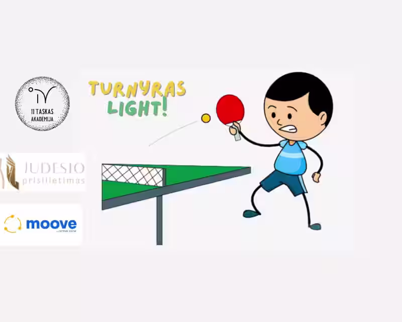 Stalo teniso turnyras Light nuotrauka 1