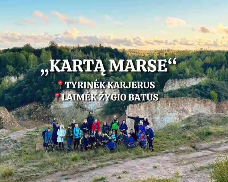ŽYGIS „LAIMĖK ŽYGIO BATUS MARSE!“ VIETŲ NEBĖRA nuotrauka 1