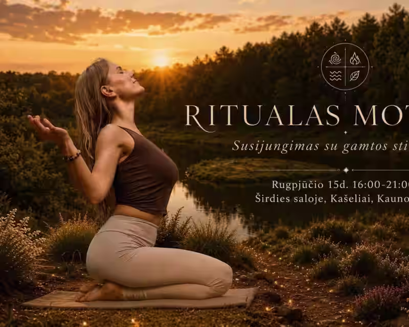Ritualas Moterims. Susijungimas su gamtos stichijomis. nuotrauka 1